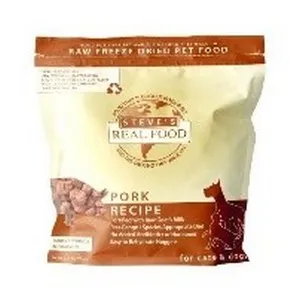 1.25 Lb Steve's Pork Freeze Dried Nuggets For Dogs & Cats - Health/First Aid
